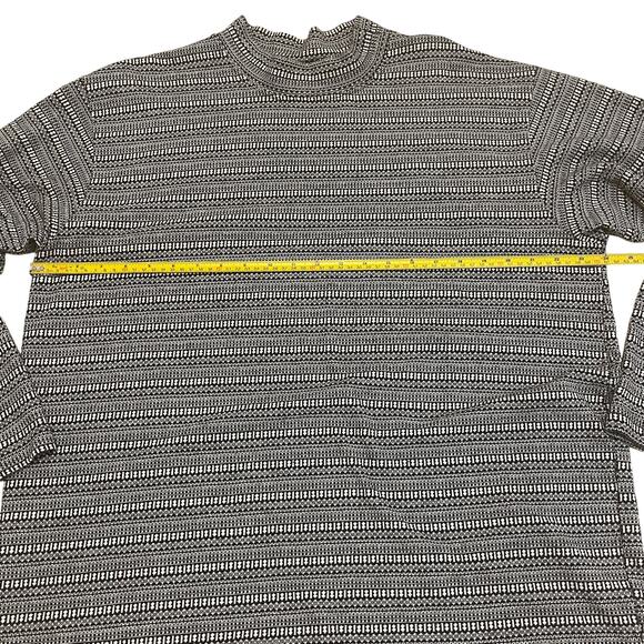 Vintage Weavers L Pullover Oversized 90s | Black White Geometric Knit, USA, Rare - Picture 6 of 6